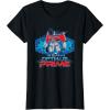 imageTransformers One I Am Optimus Prime Epic Portrait TShirtBlack