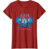 imageTransformers One I Am Optimus Prime Epic Portrait TShirtCranberry Red