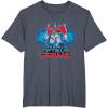imageTransformers One I Am Optimus Prime Epic Portrait TShirtHeather Blue