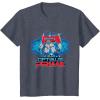 imageTransformers One I Am Optimus Prime Epic Portrait TShirtHeather Blue