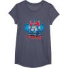 imageTransformers One I Am Optimus Prime Epic Portrait TShirtHeather Blue