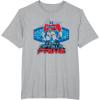 imageTransformers One I Am Optimus Prime Epic Portrait TShirtHeather Grey