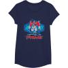 imageTransformers One I Am Optimus Prime Epic Portrait TShirtNavy Blue
