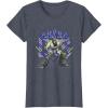 imageTransformers One I Was Born Ready D16 Action Pose TShirtHeather Blue
