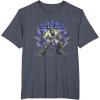 imageTransformers One I Was Born Ready D16 Action Pose TShirtHeather Blue