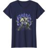 imageTransformers One I Was Born Ready D16 Action Pose TShirtNavy Blue