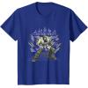 imageTransformers One I Was Born Ready D16 Action Pose TShirtRoyal Blue