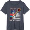 imageTransformers One One Shall Stand One Shall Fall Poster TShirtHeather Blue