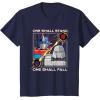 imageTransformers One One Shall Stand One Shall Fall Poster TShirtNavy Blue