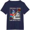 imageTransformers One One Shall Stand One Shall Fall Poster TShirtNavy Blue