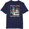 imageTransformers One One Shall Stand One Shall Fall Poster TShirtNavy Blue