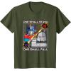 imageTransformers One One Shall Stand One Shall Fall Poster TShirtOlive Green