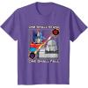 imageTransformers One One Shall Stand One Shall Fall Poster TShirtPurple Heather