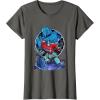 imageTransformers One Optimus Prime Megatron Lurking TShirtAsphalt Grey