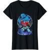 imageTransformers One Optimus Prime Megatron Lurking TShirtBlack