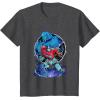 imageTransformers One Optimus Prime Megatron Lurking TShirtDark Heather Grey