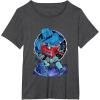 imageTransformers One Optimus Prime Megatron Lurking TShirtDark Heather Grey