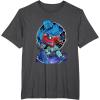 imageTransformers One Optimus Prime Megatron Lurking TShirtDark Heather Grey