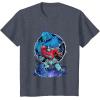 imageTransformers One Optimus Prime Megatron Lurking TShirtHeather Blue