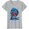 imageTransformers One Optimus Prime Megatron Lurking TShirtHeather Grey