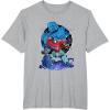 imageTransformers One Optimus Prime Megatron Lurking TShirtHeather Grey