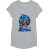 imageTransformers One Optimus Prime Megatron Lurking TShirtHeather Grey