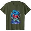 imageTransformers One Optimus Prime Megatron Lurking TShirtOlive Green