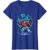 imageTransformers One Optimus Prime Megatron Lurking TShirtRoyal Blue