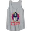 imageTransformers One Orion Pax Optimus Prime Face Poster Tank TopHeather Grey