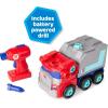 imageTransformers Optimus Prime Building Toys  STEM Toys Including Toy Electric Drill and AA Batteries  Transformers Toys  Robot Building Toys Ages 18 Months and UpRed