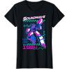 imageTransformers Soundwave 1984 Retro Grid Logo UnisexAdults TShirt  Black  SmallBlack