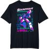 imageTransformers Soundwave 1984 Retro Grid Logo UnisexAdults TShirt  Black  SmallBlack