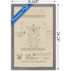 imageTrends International Hasbro Transformers  Sketch Wall Poster 22375quot x 34quot Barnwood Framed VersionBarnwood Framed Version