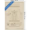 imageTrends International Hasbro Transformers  Sketch Wall Poster 22375quot x 34quot Barnwood Framed VersionBlonde Framed Version