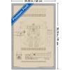 imageTrends International Hasbro Transformers  Sketch Wall Poster 22375quot x 34quot Barnwood Framed VersionGray Framed Version
