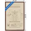 imageTrends International Hasbro Transformers  Sketch Wall Poster 22375quot x 34quot Barnwood Framed VersionMahogany Framed Version