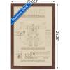 imageTrends International Hasbro Transformers  Sketch Wall Poster 22375quot x 34quot Barnwood Framed VersionMahogany Framed Version