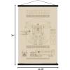imageTrends International Hasbro Transformers  Sketch Wall Poster 22375quot x 34quot Barnwood Framed VersionPremium Print and Black Hanger Bundle