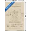 imageTrends International Hasbro Transformers  Sketch Wall Poster 22375quot x 34quot Barnwood Framed VersionPremium Unframed Version
