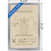 imageTrends International Hasbro Transformers  Sketch Wall Poster 22375quot x 34quot Barnwood Framed VersionSilver Framed Version