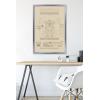imageTrends International Hasbro Transformers  Sketch Wall Poster 22375quot x 34quot Barnwood Framed VersionSilver Framed Version