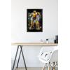 imageTrends International Hasbro Transformers Bumblebee  Glitch Wall Poster 14725quot x 22375quot Barnwood Framed VersionBlack Framed Version