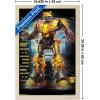 imageTrends International Hasbro Transformers Bumblebee  Glitch Wall Poster 14725quot x 22375quot Barnwood Framed VersionBlonde Framed Version