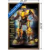 imageTrends International Hasbro Transformers Bumblebee  Glitch Wall Poster 14725quot x 22375quot Barnwood Framed VersionBronze Framed Version