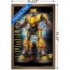 imageTrends International Hasbro Transformers Bumblebee  Glitch Wall Poster 14725quot x 22375quot Barnwood Framed VersionBronze Framed Version
