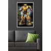 imageTrends International Hasbro Transformers Bumblebee  Glitch Wall Poster 14725quot x 22375quot Barnwood Framed VersionGray Framed Version