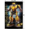 imageTrends International Hasbro Transformers Bumblebee  Glitch Wall Poster 14725quot x 22375quot Barnwood Framed VersionPremium Poster  Mount Bundle
