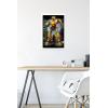 imageTrends International Hasbro Transformers Bumblebee  Glitch Wall Poster 14725quot x 22375quot Barnwood Framed VersionWhite Framed Version