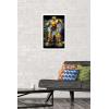 imageTrends International Hasbro Transformers Bumblebee  Glitch Wall Poster 14725quot x 22375quot Barnwood Framed VersionWhite Framed Version
