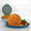 imageUncanny Brands Autobot Mini Waffle Maker  Transformers Kitchen ApplianceBluey